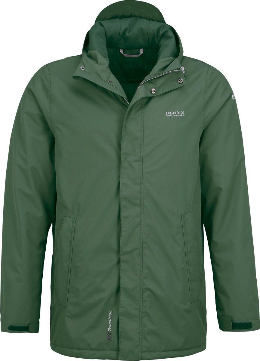 Pro-X Elements Outdoorjas Dale Heren Donkergroen Mt S