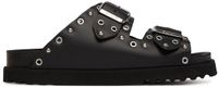 Scholl Beatriz Ring dames slippers zwart leer Lente/Zomer 2026 maat 37