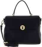 FURLA Leren handtas avondtas Vitello Night Moonlight Top Handle Bag Nero zwart
