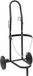 vidaXL Handtrolley Zwart en Rood 49 x 49 x 101 cm Staal