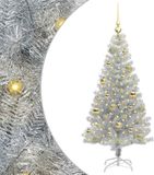 vidaXL - Sapin de Noël - Argent - 120 cm - PET