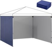 Outsunny Overkapping zijwanden - Oxford stof - 300L x 200B cm - Blauw