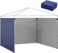 Outsunny Overkapping zijwanden - Oxford stof - 300L x 200B cm - Blauw