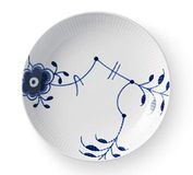 Royal Copenhagen Blue Fluted Mega bord van porselein, rond, 20cm, blauw
