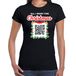 Bellatio Decorations Bellatio Kerst QR code gay kerstshirt All I want: Een lekker wijf dames zwart