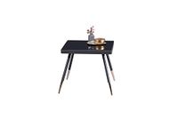 M2 Kollektion Rom 1 bijzettafel, salontafel, metaal, antraciet, goud, zwart, 50 x 46 x 50 cm