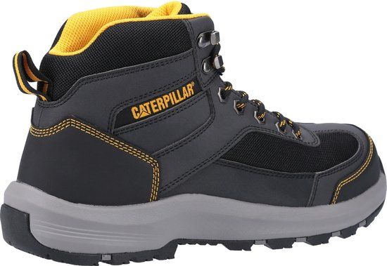 CAT Safety Elmore Mid S1P Werkschoenen - Heren - Staalneus - Waterdicht - Grijs - Maat 41