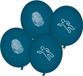 Merkloos / Sans marque Ballonnen Detective Blauwe Ballonnen 24 stuks 90 cm