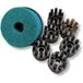 Techweise TS1 Kit de brosses pour nettoyeur vapeur – 7 pièces