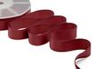 Furlanis - Dubbel satijnen lint, Italiaanse stof - Bordeaux, 25 mm x 50 m