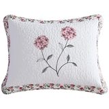 Beatrice Home Fashions Lichtgewicht, All-Seasons, Polyester, Roos, Standaard Sham