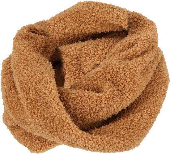 Sarlini Snood Fluffy Teddy Colsjaal Camel