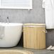 Panier à linge à 2 compartiments avec 2 couvercles, 100l, sac interne amovible, 62,5x37x60,5 cm