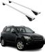 Fer Argent Barre de toit Transversale pour Toyota RAV4 2005-2012