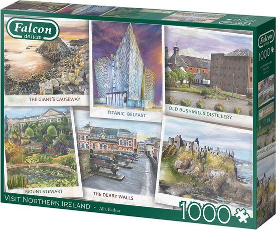 Jumbo Falcon de Luxe Visit Northern Ireland 1000-delige legpuzzel