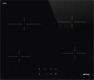 Smeg SE264TD1 - Keramische Kookplaat - 60 cm - 4 Branders - Zwart