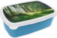 MuchoWow Broodtrommel Blauw - Lunchbox - Brooddoos - 18x12x6 cm - Kinderen - Jongen