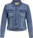 ONLY CARMAKOMA CARWESPA LS JACKET LIGHT BLUE DNM NOOS Dames Jas - Maat 54