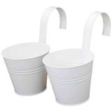 Siena Garden 722612 Jardinière Acier Blanc