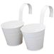 Siena Garden 722612 Jardinière Acier Blanc