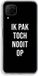 Case Company® - Huawei P40 Lite Case - "Ik pak nooit op" - Black - Soft Cover