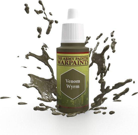 The Army Painter | Warpaint | Venom Wyrm | Acrylic Non-Toxic Heavily Pigmented Water Based Paint for Tabletop Roleplaying, Boardgames, and Wargames Miniature Model Painting