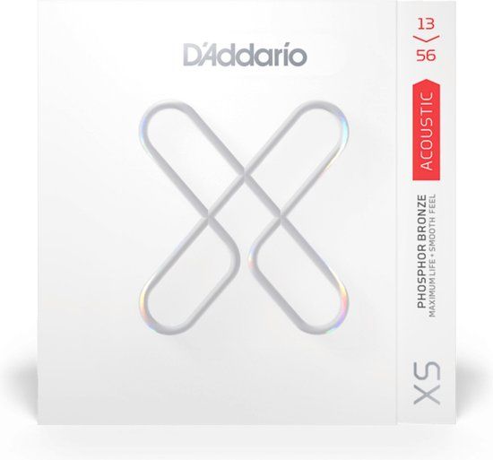 D'Addario XSAPB1356 XS 13-56 Akoestische Gitaarsnaren | 6-snarig | 0.013 - 0.056 inch | Coated