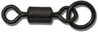 Carp Whisperer Ring swivel (10st) Zwart Metaal