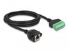 DeLOCK 66060 Netwerkkabel Zwart, Groen 2 m Cat6 U/UTP