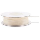 Dubbel Decoraparty Dubbel satijnen lint, crèmekleurig, 3 mm, 50 m