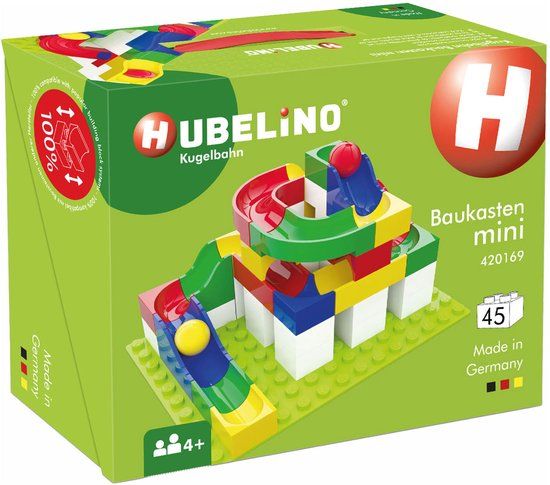 Hubelino Knikkerbaan Miniset - 45 delig - Multicolor