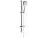 Mexen DB33 glijstang doucheset, chroom
