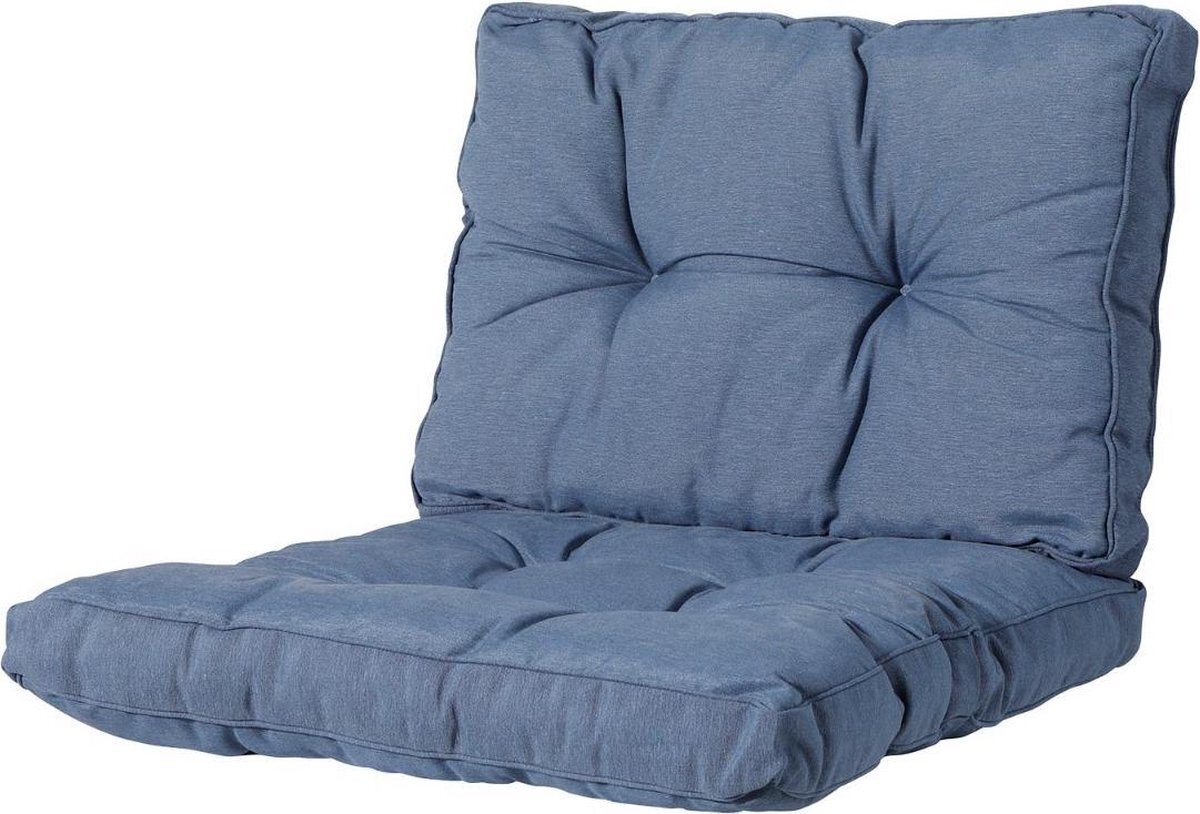 Madison Loungeset Kussen Florance Panama Blauw - 60 x 60cm