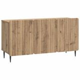vidaXL TV-kast 99 x 34,5 x 52 cm Artisanaal eiken Bewerkt hout