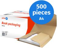 print24 Boekverpakking, DIN A4, Verzendverpakking, onbedrukt, 500 stuks