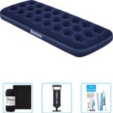 Bestway Luchtbed - 1-Persoons - 76 x 185 x 22 cm - Blauw