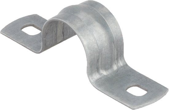 KIRCHHOFF dubbele pijpzadel, gegalvaniseerd, 26 mm (2x)