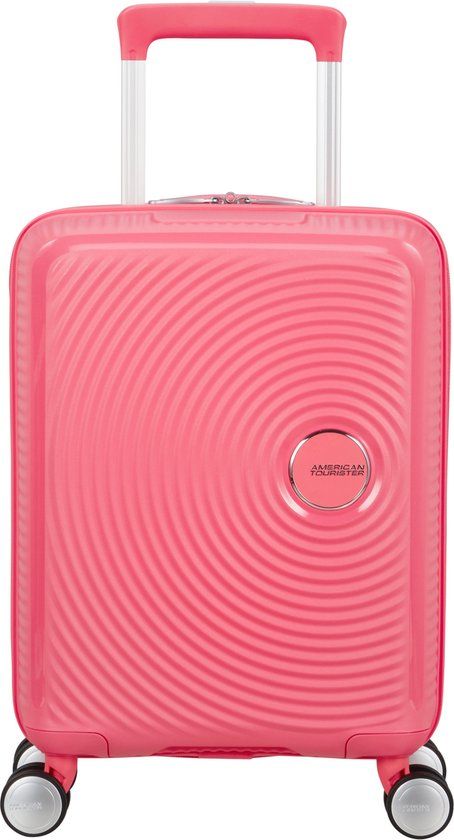 American Tourister Kinderkoffer - Soundbox Mini handbagage 4 wielen - Sun Kissed Coral