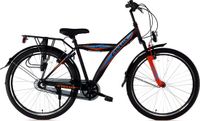 Cyclux Astro Jongensfiets 24 Inch N3 Zwart Oranje