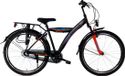 Cyclux Astro Jongensfiets 24 Inch N3 Zwart Oranje