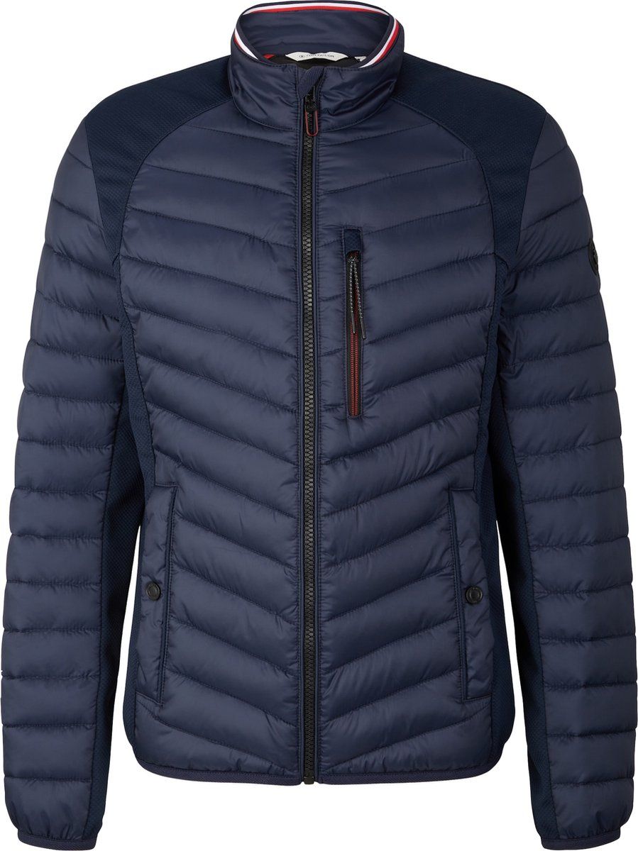 Tom Tailor hybrid jacket Heren Jas - Maat XL - Blauw