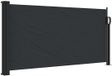 vidaXL Windscherm uittrekbaar 100x500 cm zwart