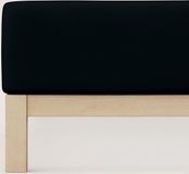 Schlafgut Pure Bio Katoen Jersey Hoeslaken L - 140x200 - 160x220 799 Off-Black