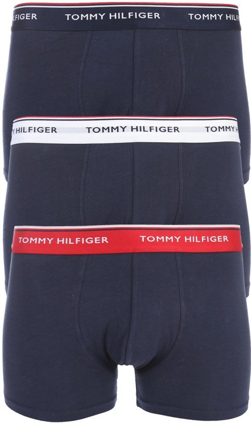 Tommy Hilfiger - 3-pack Premium Essentials Trunk Boxershorts Blauw - 904 - XXL