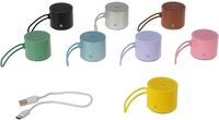ADAR Haut-parleur métallique, 4,6 x 4 cm, avec câble USB