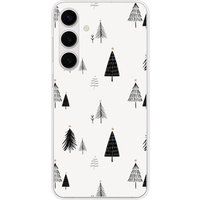 Samsung Galaxy S24 FE Beschermende Siliconen Case - Elegante Dennenboom