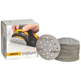 Mirka schuurpapier Iridium Ø 77 mm grip 20 gaten klittenband 50 stuks