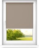 Fart Produkt time4blinds mini rollo basic - Rolgordijn - Niet-invasief - Raamrolgordijn binnen zonder boren - Niet-invasieve handgrepen - Dimmen rollo - 600x2500mm Bruin - Bediening aan de Rechterkant