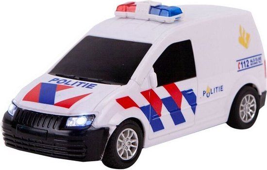 Scapino Rapid Wheels Politieauto Radiografisch Bestuurbare Auto - Wit
