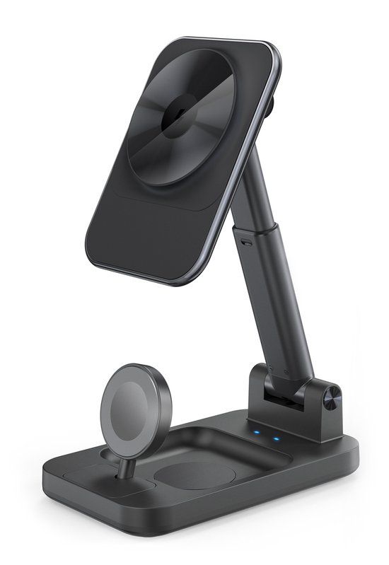 Mobilize 3-in-1 MagSafe Oplader - Zwart